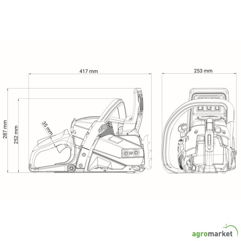 Motorna testera VGS 4125 PE 