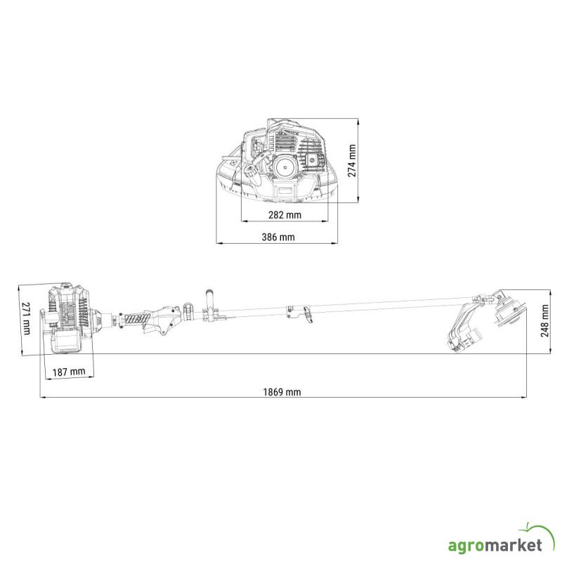 Motorni trimer Villager BC 43 ES 