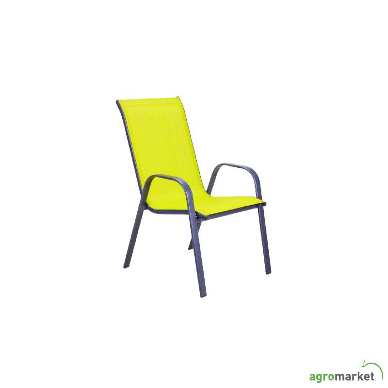 Baštenska stolica – žuta Como 