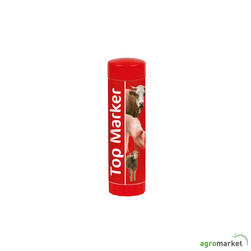 Olovka za obeležavanje stoke TopMarker 60 ml, crvena 