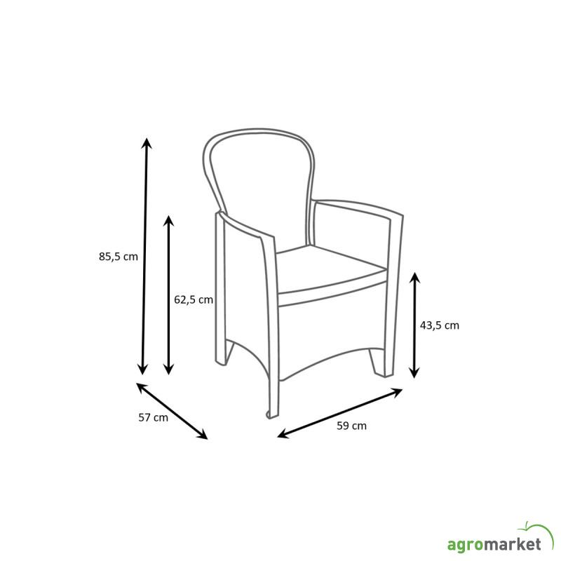Baštenski set Jungle sa jastucima 