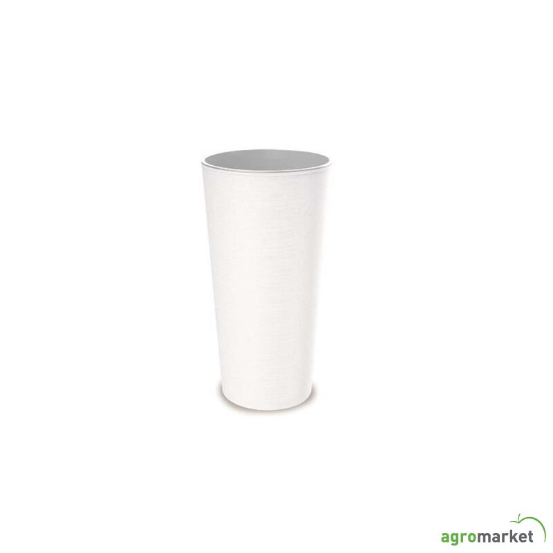 Gardino - saksija melrose glamour 20 x 21 bela 
