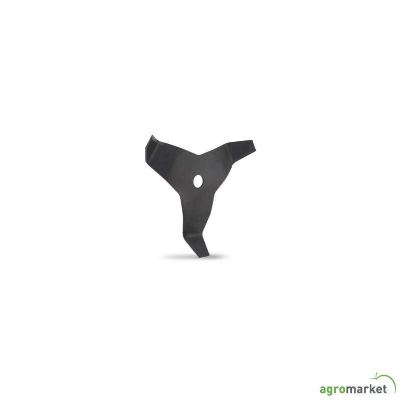 Nož za trimer trokraki 300mm x 3.0mm x 25.4mm - povijeni kraci 