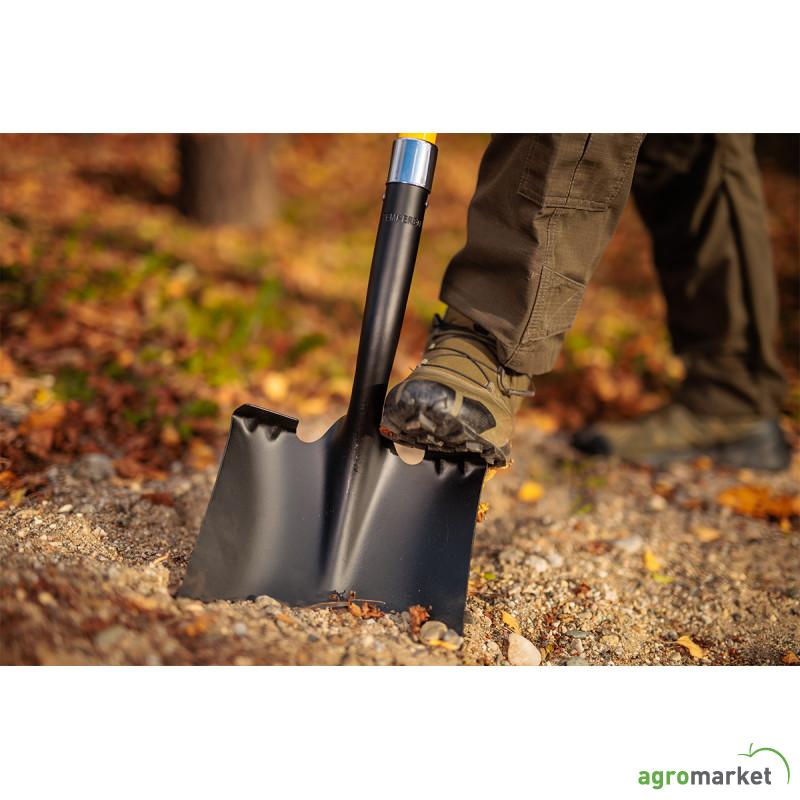 Lopata kvadratna sa fiberglass drškom Bomber 