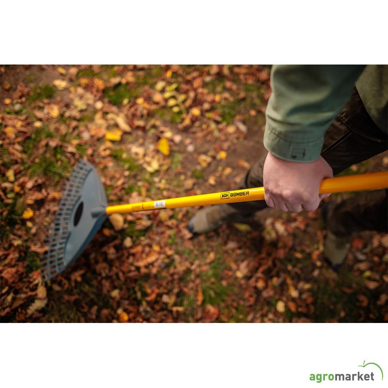 Grabulja za lišće 24 zuba sa fiberglass drškom Bomber 