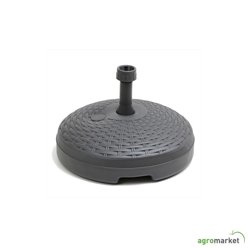 Postolje za suncobran plastični rattan 20l antracit 