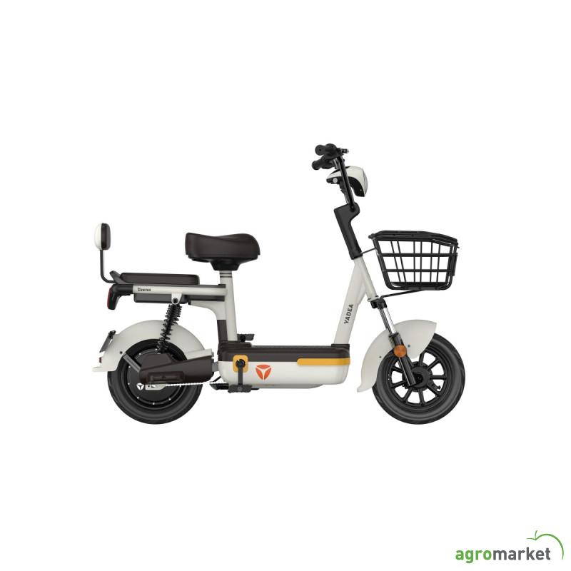 Baterijski bicikl Yadea Teena 48V 12Ah - beli 