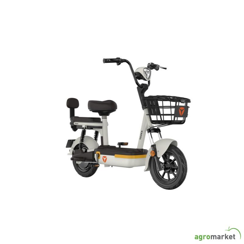 Baterijski bicikl Yadea Teena 48V 12Ah - beli 