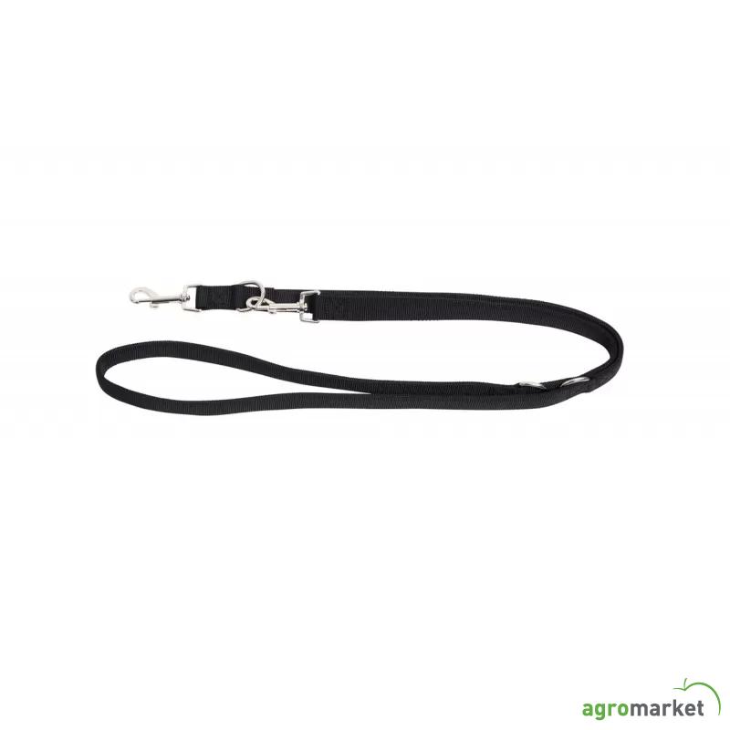 Povodac za trening Miami Plus crni 200x2,5 cm