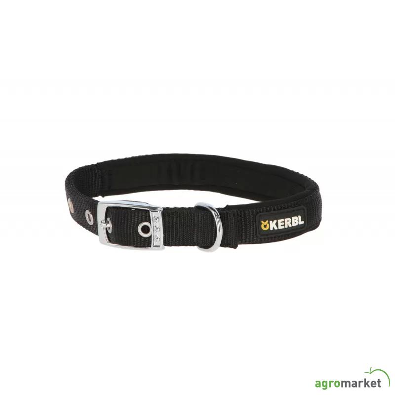 Ogrlica Miami Plus crna (33-39 cm) x 2 cm