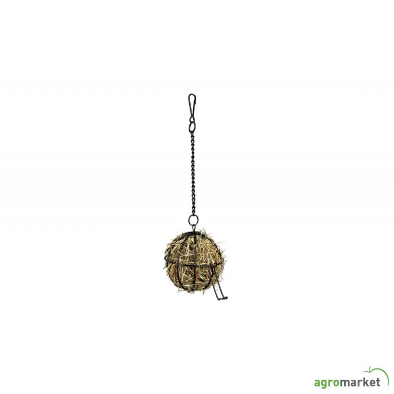 Metalna hranilica za zečeve lopta 8 cm
